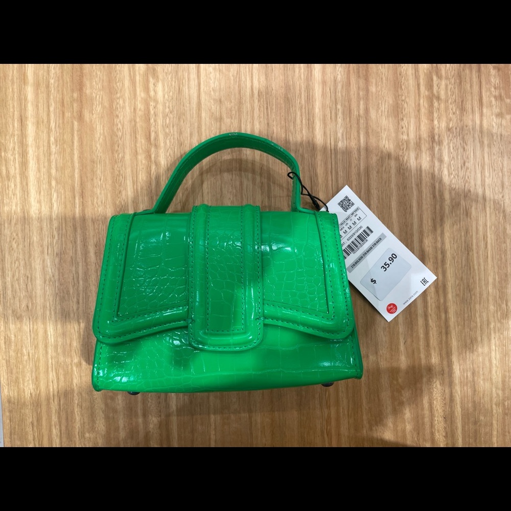 Green mini bag